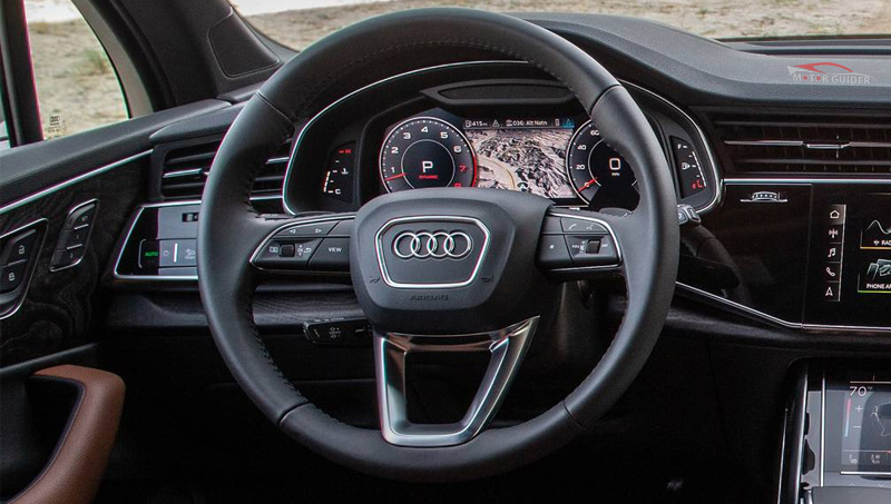 Audi Q7 2022 Interior Steering View