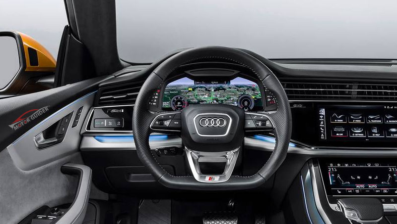 Audi Q8 2022 Interior Steering View
