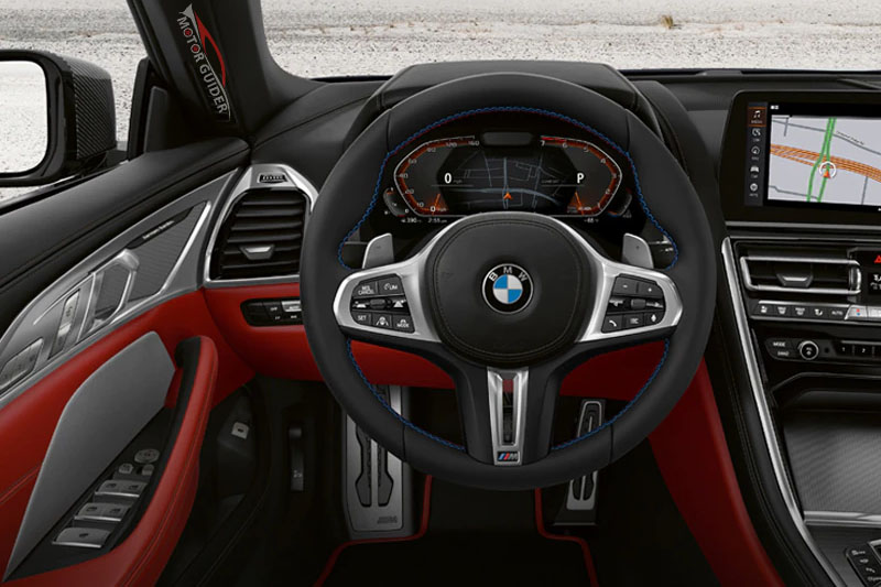BMW 8-Series 2023 Interior Steering View