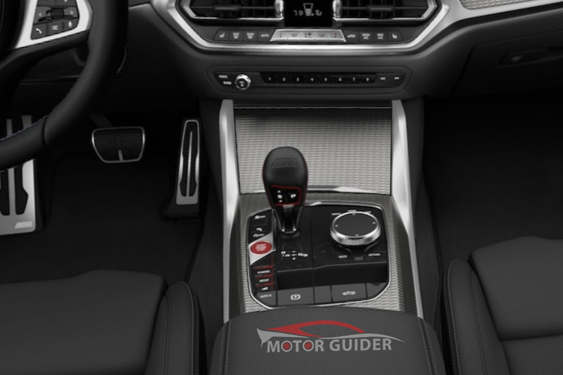 BMW M4 2023 Interior Gear View