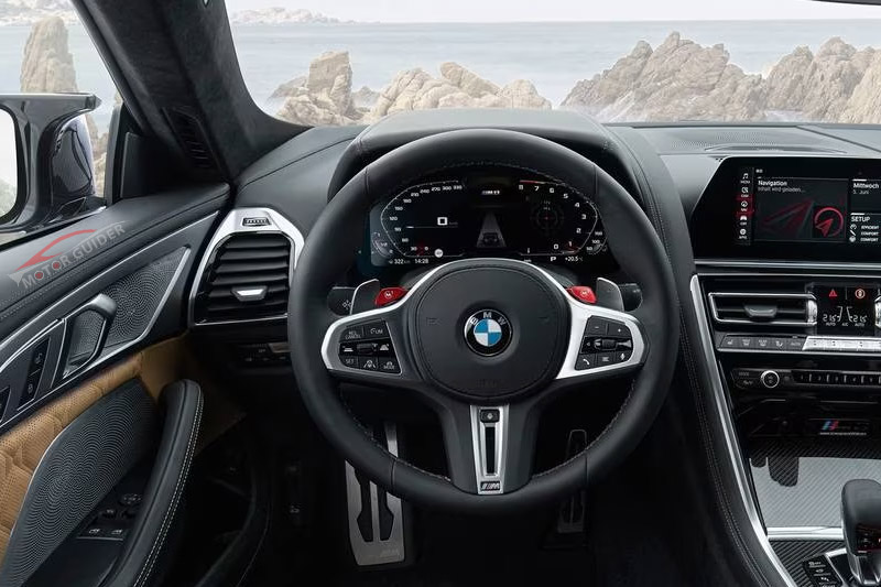 BMW M8 2023 Interior Steering View