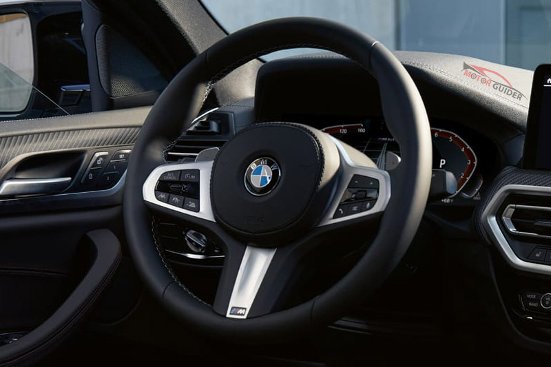 BMW X4 2023 Interior Steeing View