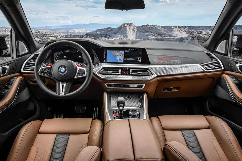 BMW X5 M 2023 Interior Dashboard View