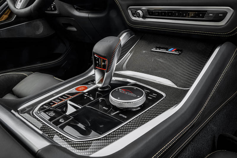 BMW X6 M 2023 Interior Gear View