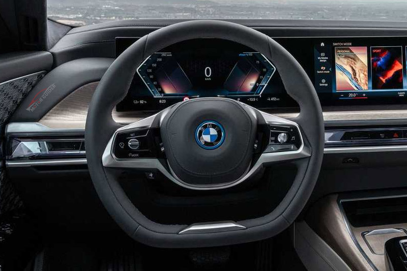 BMW i7 2023 Interior Steering View