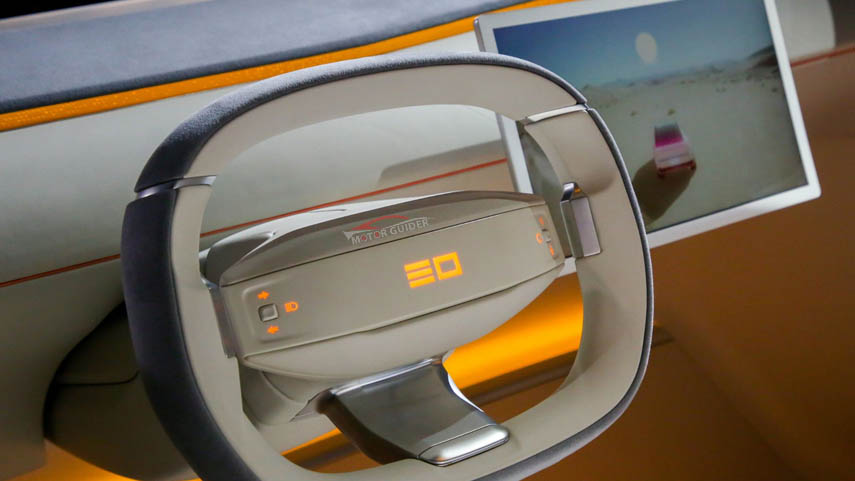 Changan Unveils cd701 Concept Car Interior Steering View