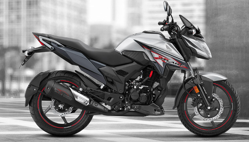 Honda XBlade 2022 Strontium Silver Metallic Colour