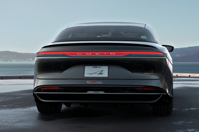 Lucid Air 2023 Exterior Back View