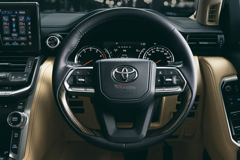 Toyota Land Cruiser LC300 2023 Interior Steering View