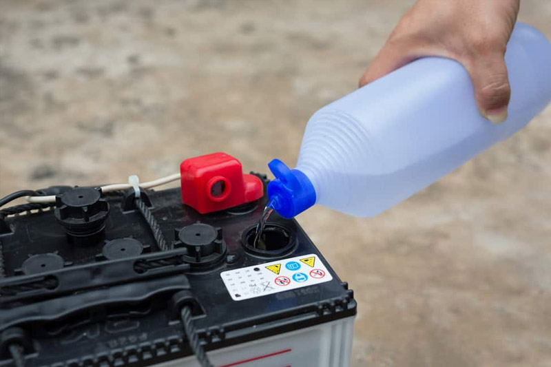 Distilled Water to Fix Dead Car Battery