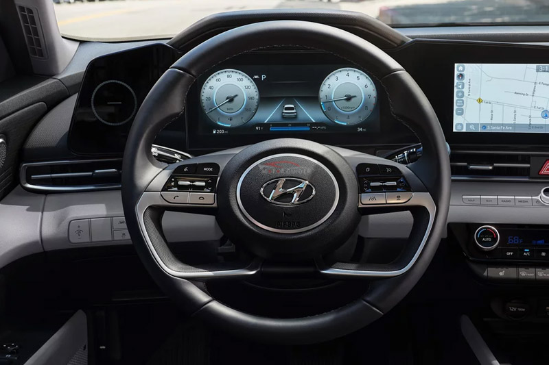 Hyundai Elantra 2023 Interior Steering View