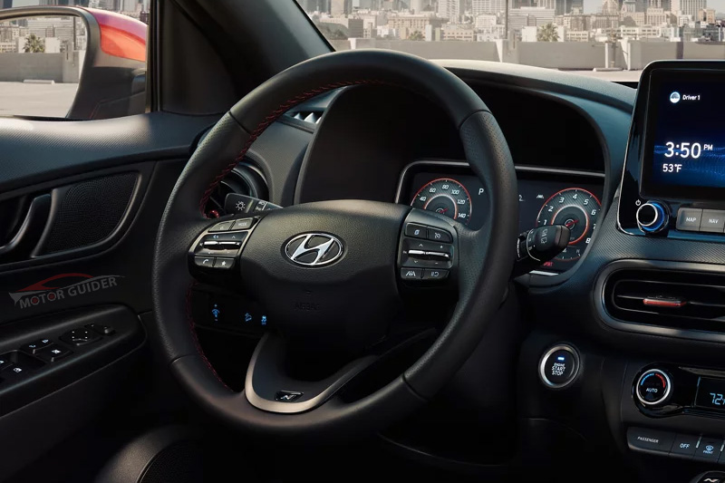 Hyundai Kona 2023 Interior Steering View