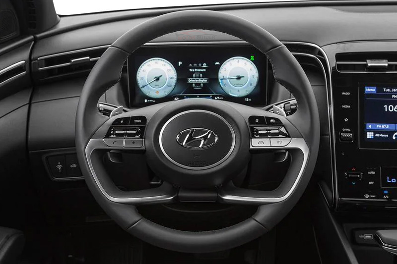 Hyundai Santa Cruz 2023 Interior Steering View