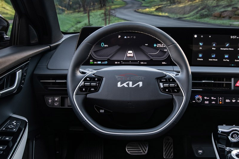 Kia EV6 2023 Interior Steering View