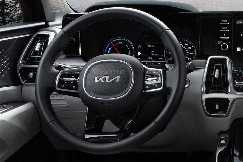 Kia Sorento Hybrid 2023 Interior Steering View