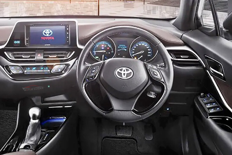 Toyota C-HR Hybrid 2023 Interior Steering View