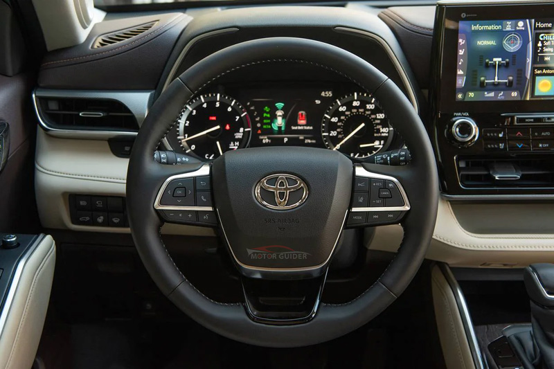 Toyota Highlander 2023 Interior Steering View