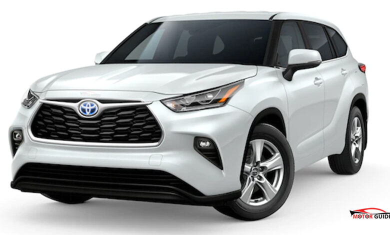 Toyota Highlander Hybrid 2023 Price in Pakistan