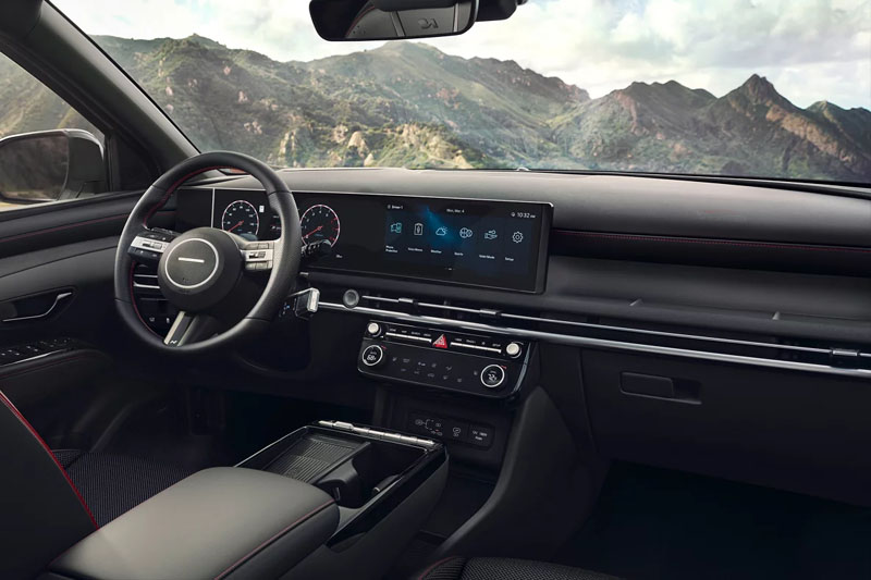 Hyundai Tucson 2025 Interior Dashboard View