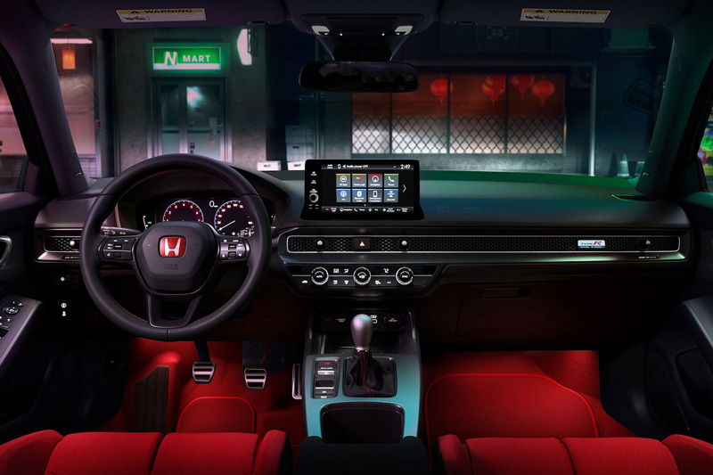 Honda Civic Type R 2025 Interior Dashboard View