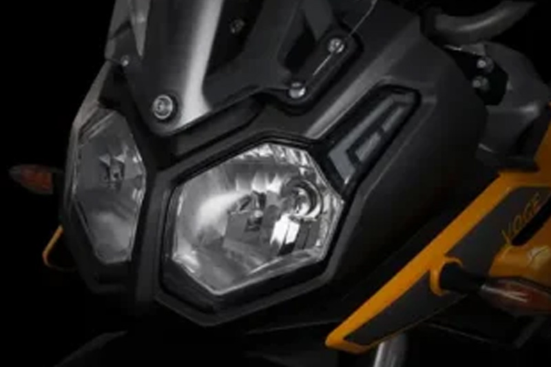 Voge 300 GY Reflective Double Halogen Headlights