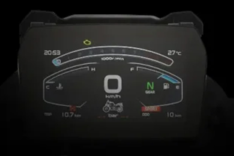 Voge DS900 X Oversize TFT Speedometer of Luxury