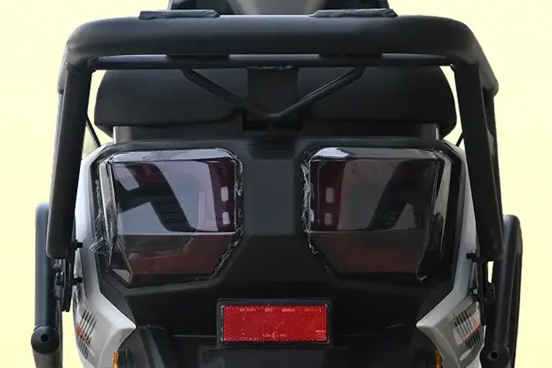 Crown Raftaar 2026 Bold Rear Design with LED Lights