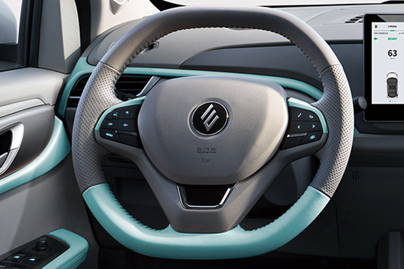 JMEV EV3 2026 Interior Steering View