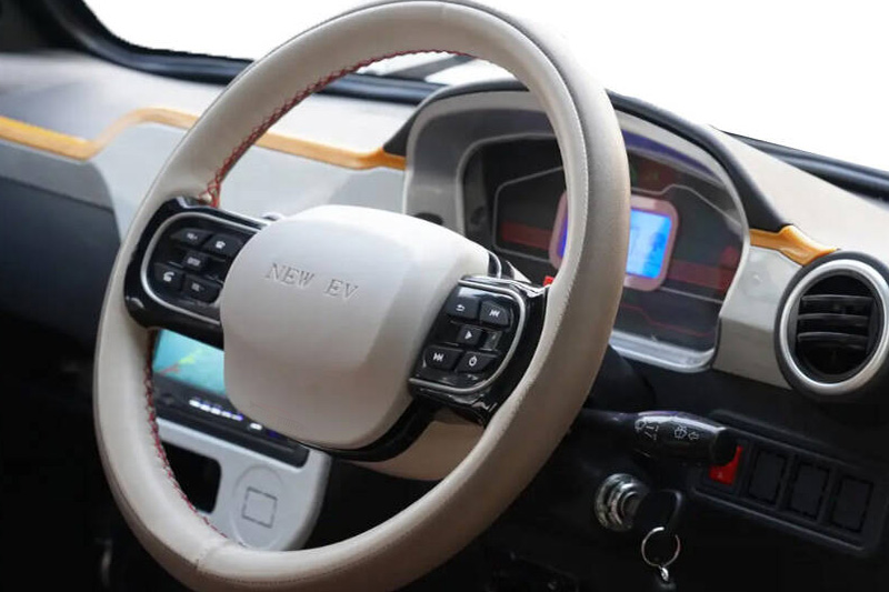 Nora EV Interior Steering View
