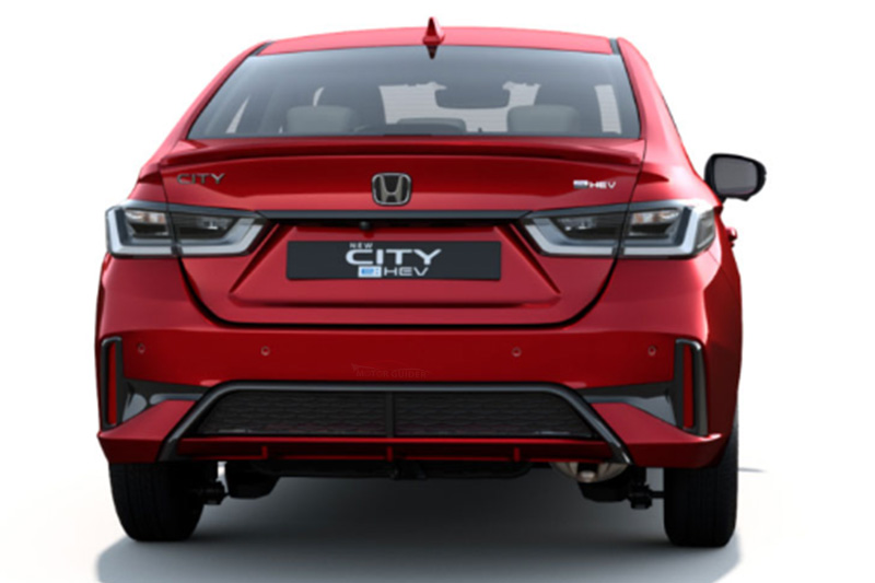 Honda City Facelift 2026 Exterior Back View