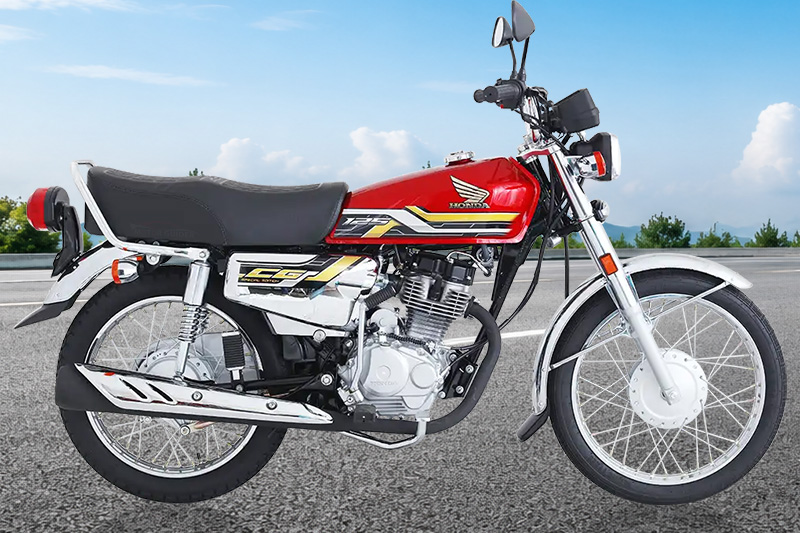 Honda CG125S 2027 Red Colour