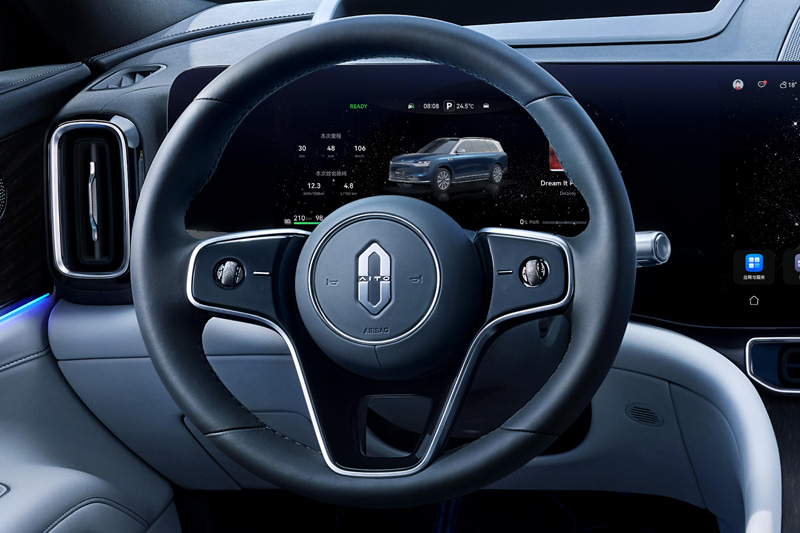 Huawei Aito M9 Ultra 2026 Interior Steering View