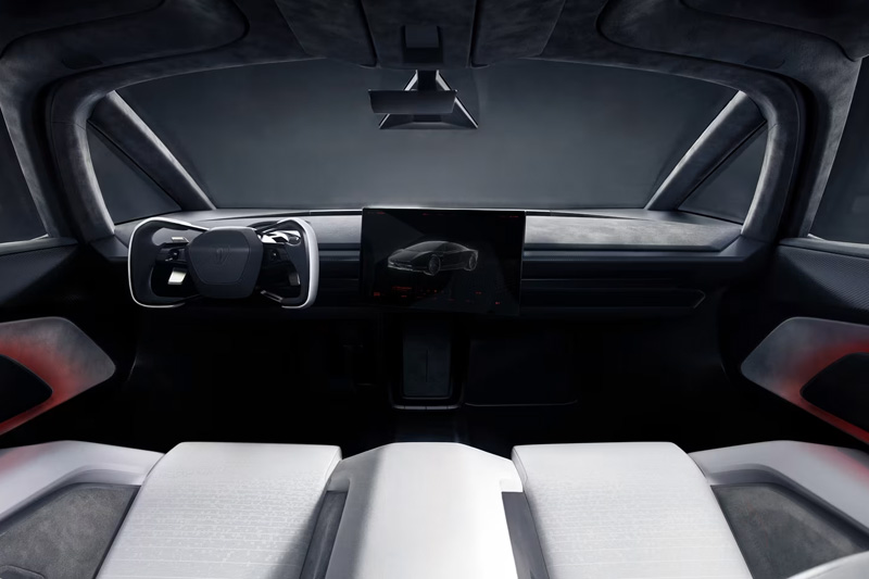 Tesla Roadster 2028 Interior Dashboard View