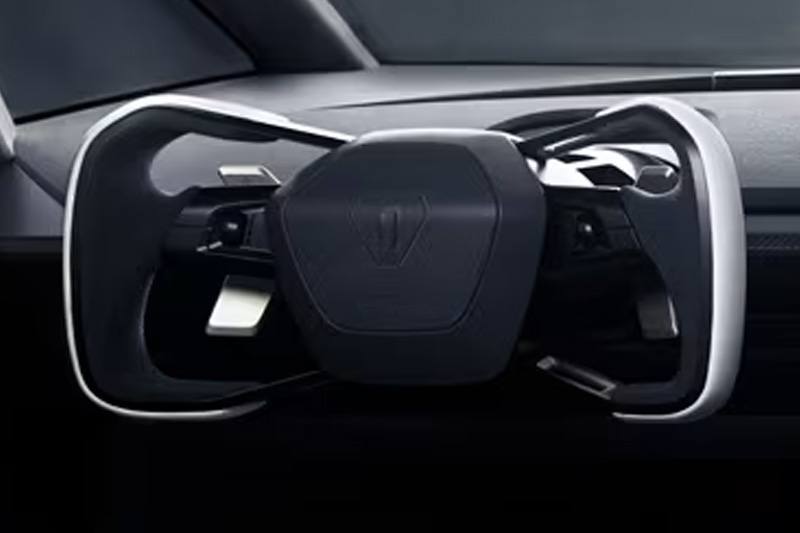 Tesla Roadster 2028 Interior Steering View
